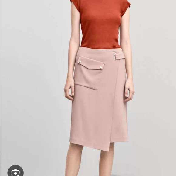 Filippa K wool navy wrap midi skirt. Extra small Swedish designer. - Picture 2 of 10